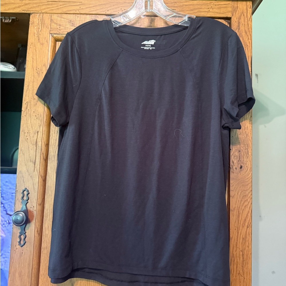 Avia Black Crew Neck Tee
